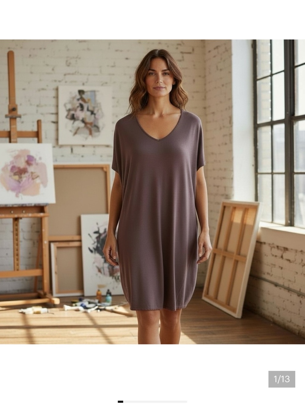 Monk & Lou Dolman Sleeve Tunic Dress